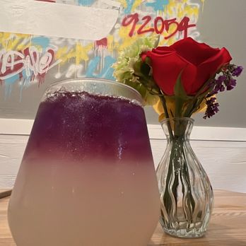 Cosmos Burger - Lavender lemonade - Burgers Near Me - Oceanside, California
