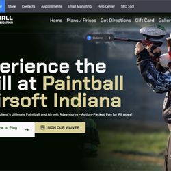 Socially Versed - Paintball company website build