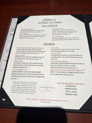 Menu photo 1 Eller's Restaurant Cherry Valley, MA Menu photo 1 Eller's Restaurant Cherry Valley, MA
