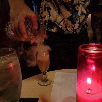 Founders Speakeasy - Pouring the Rio Viejo (smoked) - Cocktail Bars Near Me - Albuquerque, New Mexico