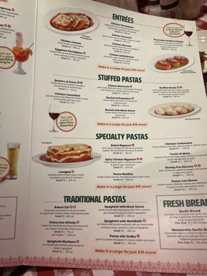Menu photo 5 Buca di Beppo Italian Restaurant Brea, CA Menu photo 5 Buca di Beppo Italian Restaurant Brea, CA