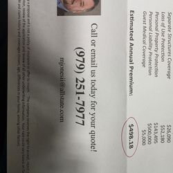 Allstate Insurance Agent: Martin Jones II - Their "pricing"
