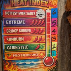In store hot sauce challenge was fun