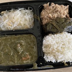 808 Xpress Kitchen - Chicken long rice, squid luau, kalua pig and lau lau