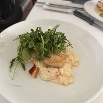 Fager's Island - Scallops with lobster risotto - Seafood Near Me - Ocean City, Maryland Fager's Island - Scallops with lobster risotto - Seafood Near Me - Ocean City, Maryland