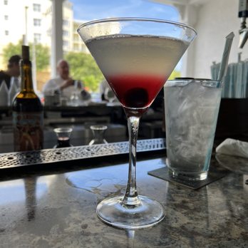 Pineapples - a martini with a cherry garnish - Bars Near Me - Melbourne, Florida Pineapples - a martini with a cherry garnish - Bars Near Me - Melbourne, Florida
