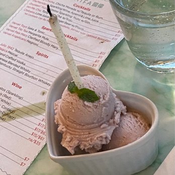 Chifa - Mint Strawberry Vegan Ice Cream - Peruvian Near Me - Los Angeles, California