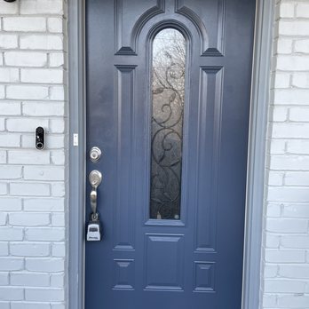 Riley's Remodeling - Newly painted door - General Contractors Near Me