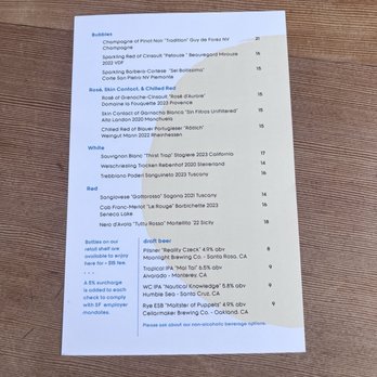 Palm City Wines - Menu - Wine Bars Near Me - San Francisco, California Palm City Wines - Menu - Wine Bars Near Me - San Francisco, California