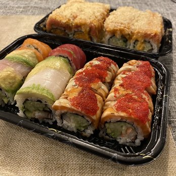 Sushi Taku - Sapporo, Fire Phoenix, Spicy 2 in 1, and a Rainbow Roll - Japanese Near Me - Chicago, Illinois Sushi Taku - Sapporo, Fire Phoenix, Spicy 2 in 1, and a Rainbow Roll - Japanese Near Me - Chicago, Illinois