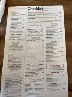 Menu photo 2 Cheddar's Scratch Kitchen Thornton, CO