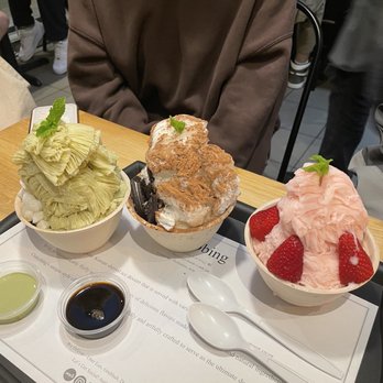 Oakobing - Single Green Tea Shaved Ice, Single Oreo Tiramisu Shaved Ice, Single Strawberry Shaved Ice - Shaved Ice Near Me - Los Angeles, California Oakobing - Single Green Tea Shaved Ice, Single Oreo Tiramisu Shaved Ice, Single Strawberry Shaved Ice - Shaved Ice Near Me - Los Angeles, California