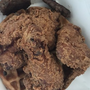 Farm Bell Kitchen - Chicken and Fried Chicken & Waffle with sausage - Southern Near Me - Charlottesville, Virginia Farm Bell Kitchen - Chicken and Fried Chicken & Waffle with sausage - Southern Near Me - Charlottesville, Virginia