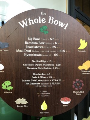 Menu photo 3 Whole Bowl Cincinnati, OH Menu photo 3 Whole Bowl Cincinnati, OH