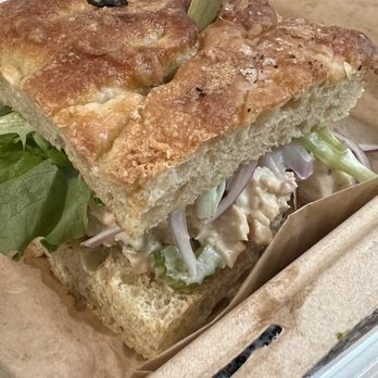 Ginger Fox - Chicken salad on Focaccia - Bakeries Near Me - Stratham, New Hampshire