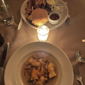 Ingas Bar - Burger and squash pasta - New American Near Me - Brooklyn, New York