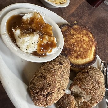 Blue Skillet - Salmon Croquettes - Soul Food Near Me - Lexington, Kentucky Blue Skillet - Salmon Croquettes - Soul Food Near Me - Lexington, Kentucky