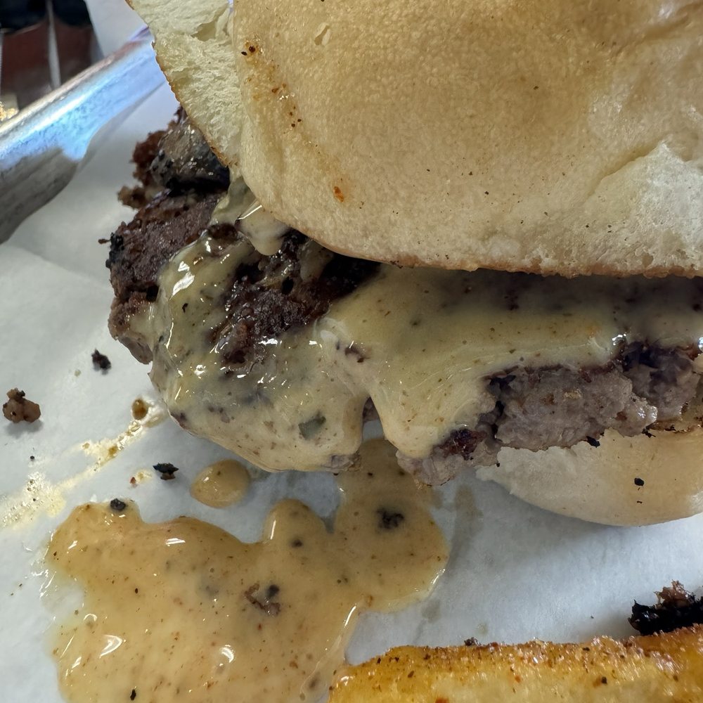 A’HA Crawfish Bistro - My pictures cannot do this A++ burger justice, I will be stopping here every time I'm In town! REAL BEEF and Grilled! - Burgers Near Me - Richland, Mississippi A’HA Crawfish Bistro - My pictures cannot do this A++ burger justice, I will be stopping here every time I'm In town! REAL BEEF and Grilled! - Burgers Near Me - Richland, Mississippi
