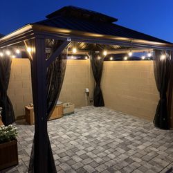Del Sol LandscapIng & Hardscape - Pavers and gazebo