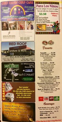 Menu photo 5 Pancho's Mexican Restaurant Maryville, TN