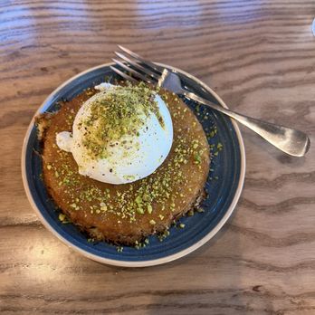 Filo Dessert - Knafooza with vanilla ice cream - Desserts Near Me - Orange, California