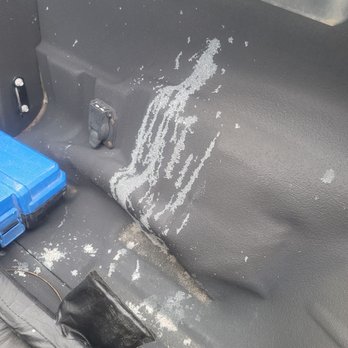 Caliber Collision - Bed buckled from the tire separation and damaged the plug - Body Shops Near Me - Richmond, Texas Caliber Collision - Bed buckled from the tire separation and damaged the plug - Body Shops Near Me - Richmond, Texas