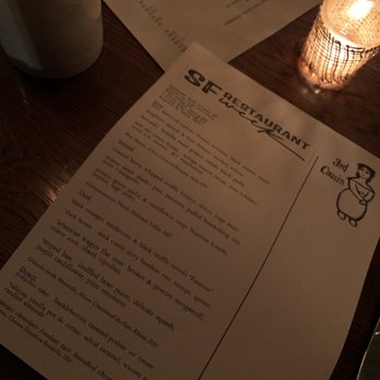 3rd Cousin - SF restaurant week menu - New American Near Me - San Francisco, California