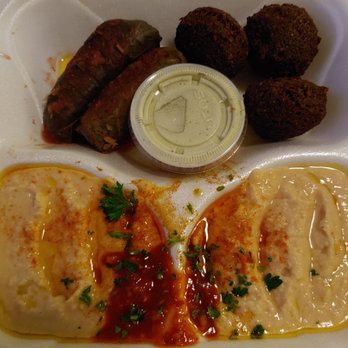 Jerusalem Cafe - Falafel, dolma, and spicy hummus - yuuuumm - Middle Eastern Near Me - Kansas City, Missouri