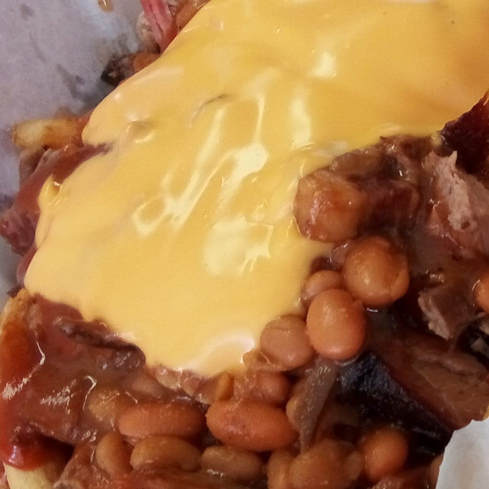 Porky's BBQ - Pig-sty fries w/ pulled pork & brisket - Barbeque Near Me - Arlington Heights, Illinois Porky's BBQ - Pig-sty fries w/ pulled pork & brisket - Barbeque Near Me - Arlington Heights, Illinois