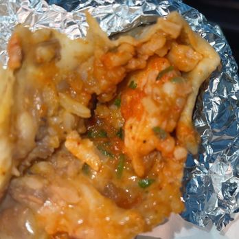 Los Dos Toritos - Shrimp burrito - Seafood Near Me - Baker, California