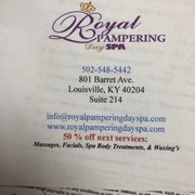 ROYAL PAMPERING DAY SPA - 52 Photos - Massage - 801 Barrett Ave