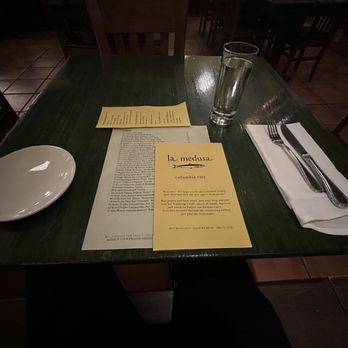 La Medusa - Beer selections, cocktail and wine glass pour menu alongside a wine bottle list. - Sicilian Near Me - Seattle, Washington La Medusa - Beer selections, cocktail and wine glass pour menu alongside a wine bottle list. - Sicilian Near Me - Seattle, Washington