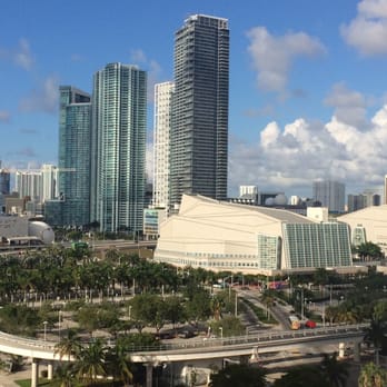 Miami Marriott Biscayne Bay - View from balcony - Hotels Near Me - Miami, Florida