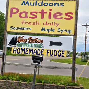 Muldoon's Pasties - Sign - Desserts Near Me - Munising, Michigan