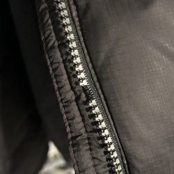 Garden Cleaners - Broken front zipper.