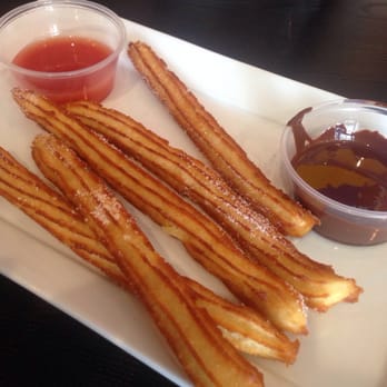 Amara Chocolate & Coffee - Churros with guava and dark chocolate dip. *licks* - Coffee & Tea Near Me - Pasadena, California