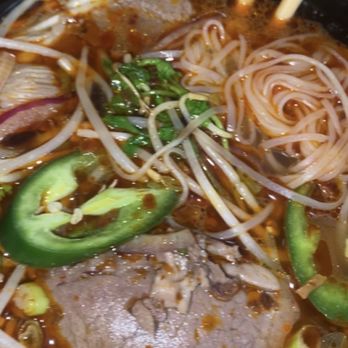 Ba Mien Bistro - Spicy Beef Noodle Soup. Spicy beef cinnamon noodle soup - Vietnamese Near Me - Houston, Texas Ba Mien Bistro - Spicy Beef Noodle Soup. Spicy beef cinnamon noodle soup - Vietnamese Near Me - Houston, Texas