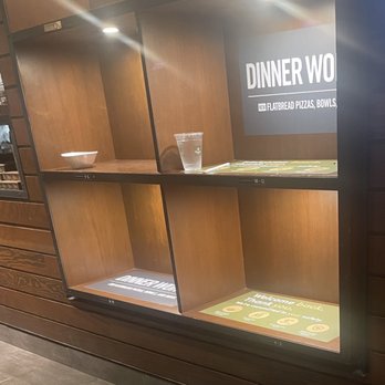 Panera Bread - A full bowl of soup and cup in rapid pickup area. - Sandwiches Near Me - Brunswick, Georgia