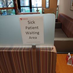 University of Utah Health Sciences Center - Sick Patient Waiting area