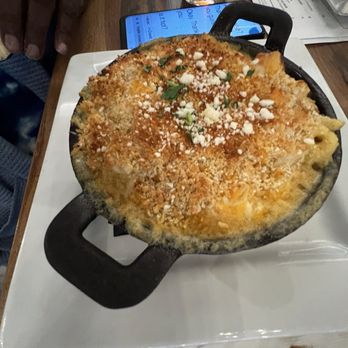 Corks & Hops - Baked Mac& Cheese with Chicken - Wine Bars Near Me - Anchorage, Alaska Corks & Hops - Baked Mac& Cheese with Chicken - Wine Bars Near Me - Anchorage, Alaska
