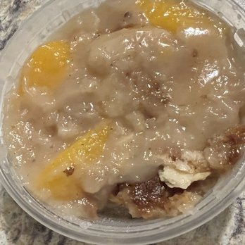 Sweet's Turkey BBQ - Peach cobbler - Southern Near Me - Greensboro, North Carolina