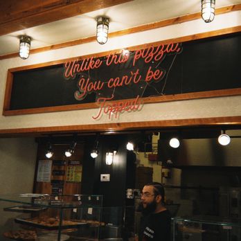 Pizza Loves Sauce - pizza counter and goat worker - Pizza Near Me - New York, New York Pizza Loves Sauce - pizza counter and goat worker - Pizza Near Me - New York, New York