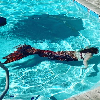 Hotel McCoy - A friendly mermaid swims across the pool at the Hotel McCoy - Hotels Near Me - Tucson, Arizona Hotel McCoy - A friendly mermaid swims across the pool at the Hotel McCoy - Hotels Near Me - Tucson, Arizona