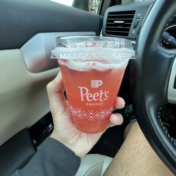 Peet's Coffee - strawberry green tea - Coffee & Tea Near Me - Roseville, California