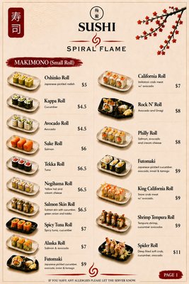 Menu photo 5 Spiral Flame San Bruno, CA Menu photo 5 Spiral Flame San Bruno, CA