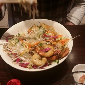 Fresh Lemongrass - Prawn bowl. Was a bit bland needed more sauce. - Vietnamese Near Me - Vernon, British Columbia