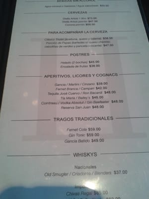 Menu photo 8 Resto y Cafe Honorio Buenos Aires, C Menu photo 8 Resto y Cafe Honorio Buenos Aires, C