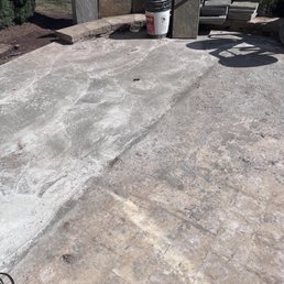 Old patio turning into new