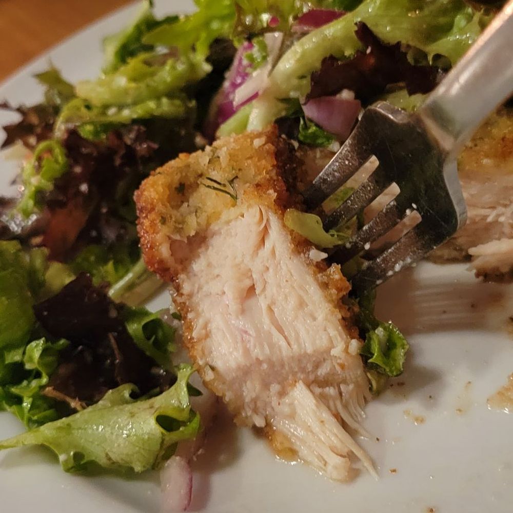 Carte Blanche - I had to show how thick the piece of chicken was underneath all those greens! - French Near Me - Hamburg, New York Carte Blanche - I had to show how thick the piece of chicken was underneath all those greens! - French Near Me - Hamburg, New York