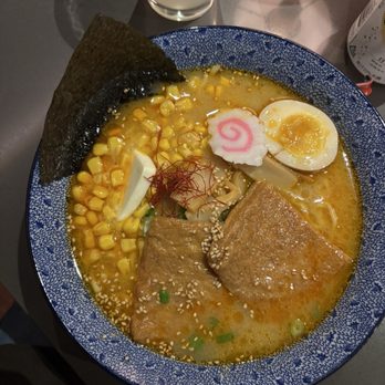 Hinodeya - San Jose - SPICY MISO Butter Corn RAMEN with Inari - Ramen Near Me - San Jose, California Hinodeya - San Jose - SPICY MISO Butter Corn RAMEN with Inari - Ramen Near Me - San Jose, California